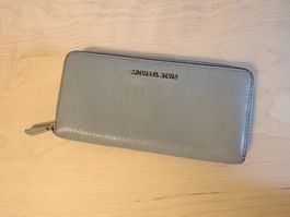 Michael Kors - grand portefeuille gris clair - bon état