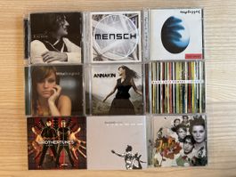 9 Musik CDs verschiedene Interpreten guter Zustand