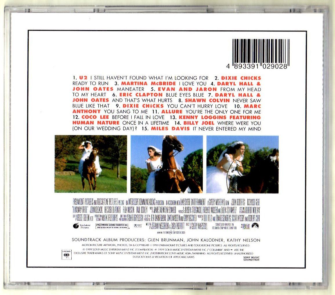 CDs: CD / Julia Roberts + Richard Gere, Runaway Bride – Gebraucht aus Walzenhausen von  1