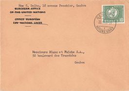 SPEZIAL-Briefe der GENFER ÄMTER: einer von 20