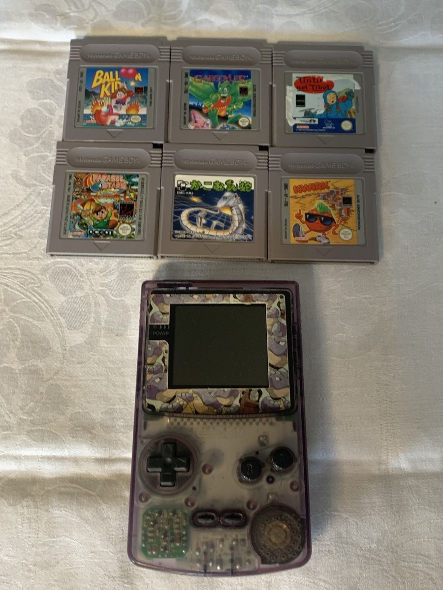 Nintendo Console: Nintendo Game Boy  "Atomic Purple"  + 6 jeux – Usato da Posieux venduto da pha_tnd9