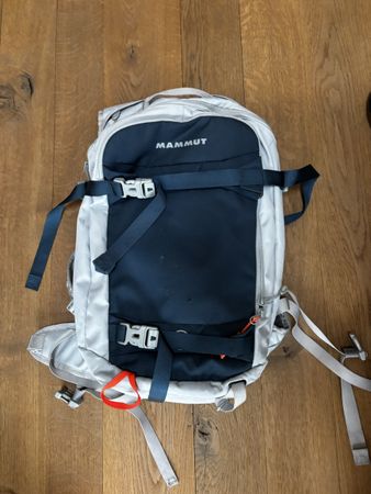 Mammut Backpack White and Blue Used Condition