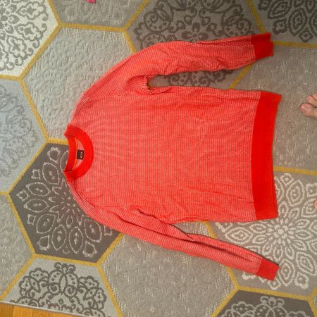 Hugo Boss Pullover Herren Gr. M Orangerot Koralle