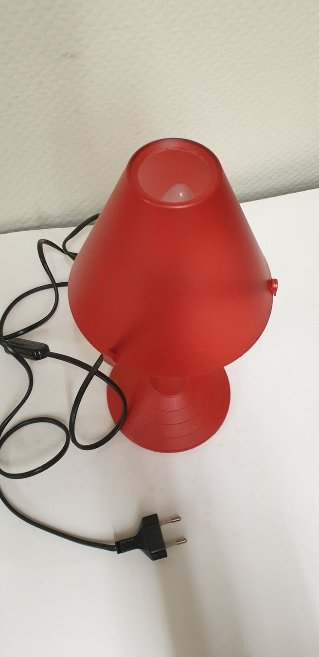 Lampade: Rote Tischlampe Lulu – Usato da Emmen venduto da Brockofsky 2