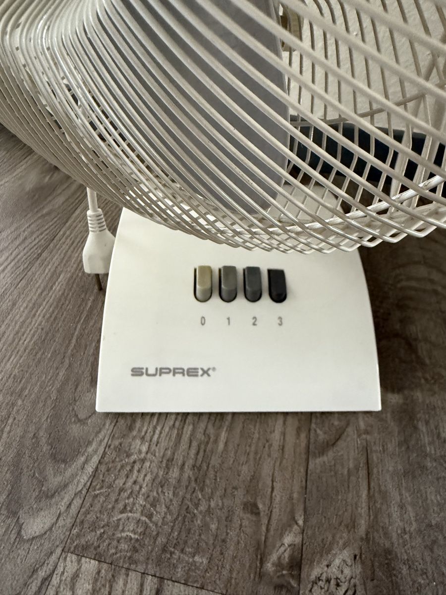 Ventilateurs: Tischventilator SUPREX weiss  – D'occasion à Basel par Andra44 1
