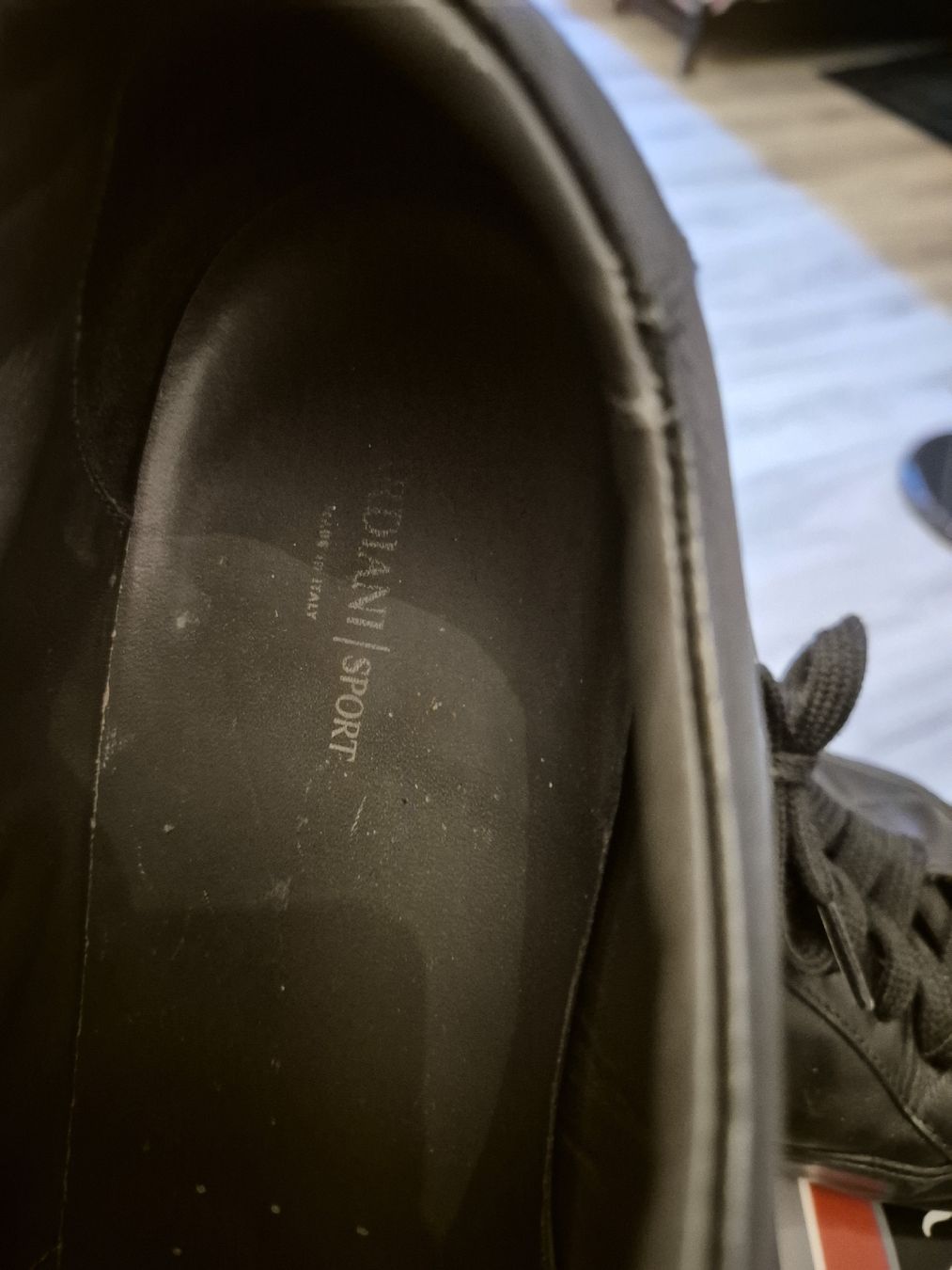 Scarpe da uomo: Alberto Guardiani Baskets Sport, Cuir Noir, Taille 41 – Usato da Chevenez venduto da Pippomy 8