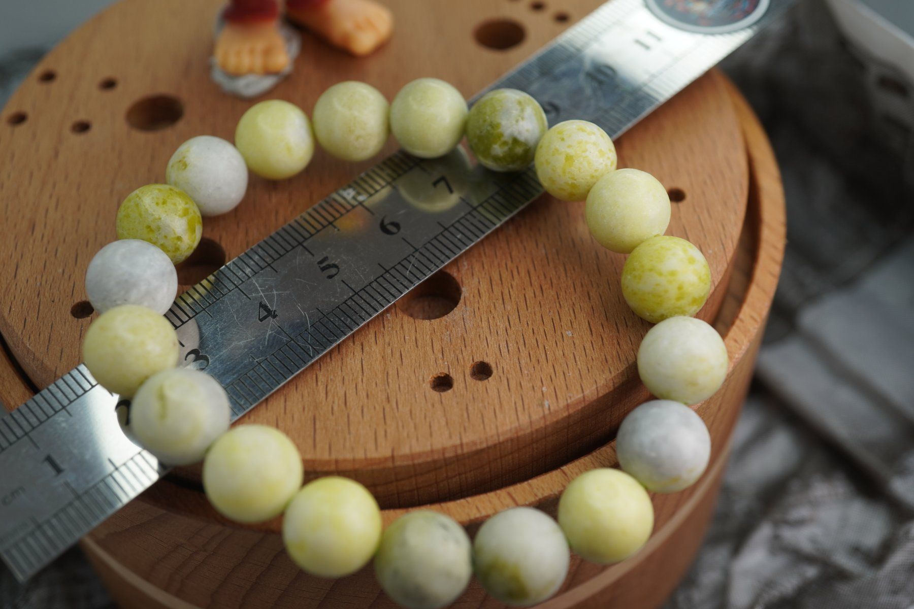 Minerali & Pietre curative: Lizardit   Edel  ca 10mm     Armband     Ab 1.-(1) – Nuovo e nell'imballaggio originale da Eschenbach SG venduto da topstone 3