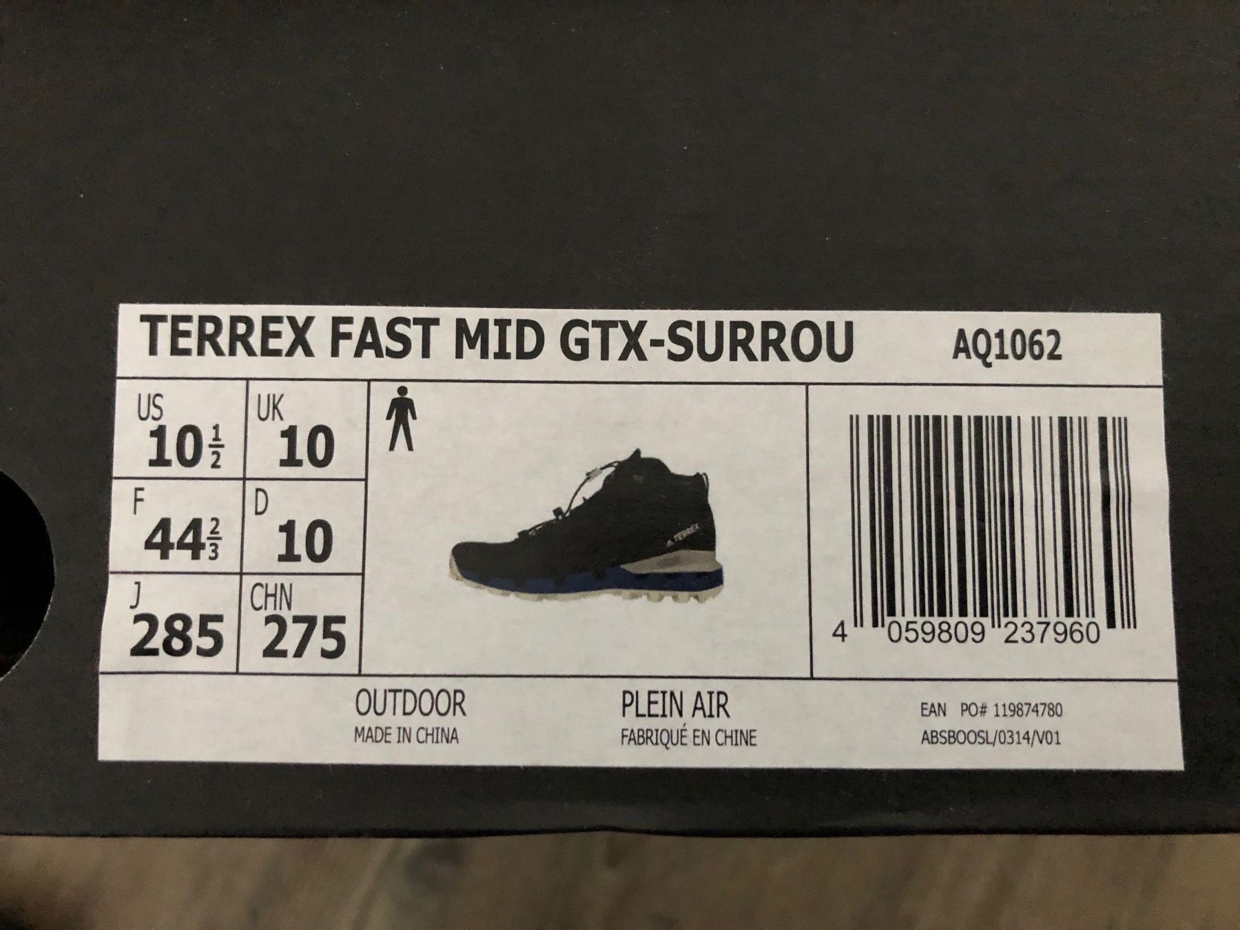 Adidas Scarpe da uomo: ADIDAS TERREX FAST MID GTX Wanderschuhe – Nuovo e nell'imballaggio originale da Mülenen venduto da CreativeSolutions 2