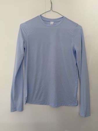 Long sleeve Lululemon top light blue