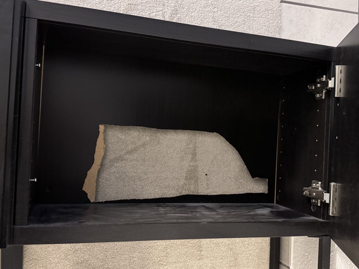Ikea TV Möbel: Sideboard schwarz Lammellenfront gebraucht – Gebraucht aus Schönenwerd von ben_5527 3
