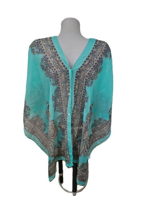 Tuniken: Tunika / Strandkleid / Poncho One Size Paisley – Neu und originalverpackt aus Füllinsdorf von Sunnebliemli7 5
