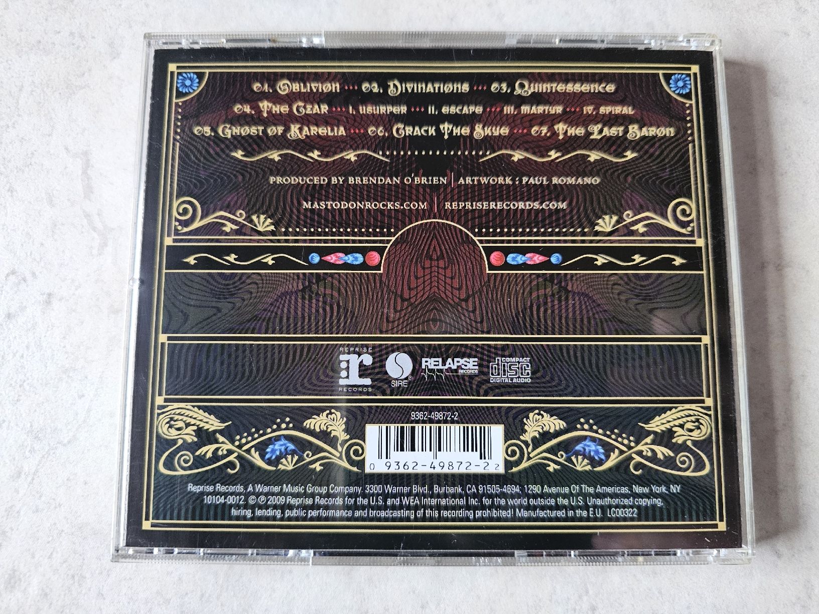 CD: Mastodon  -  Crack The Skye – Usato da Schneisingen venduto da backstore24 1