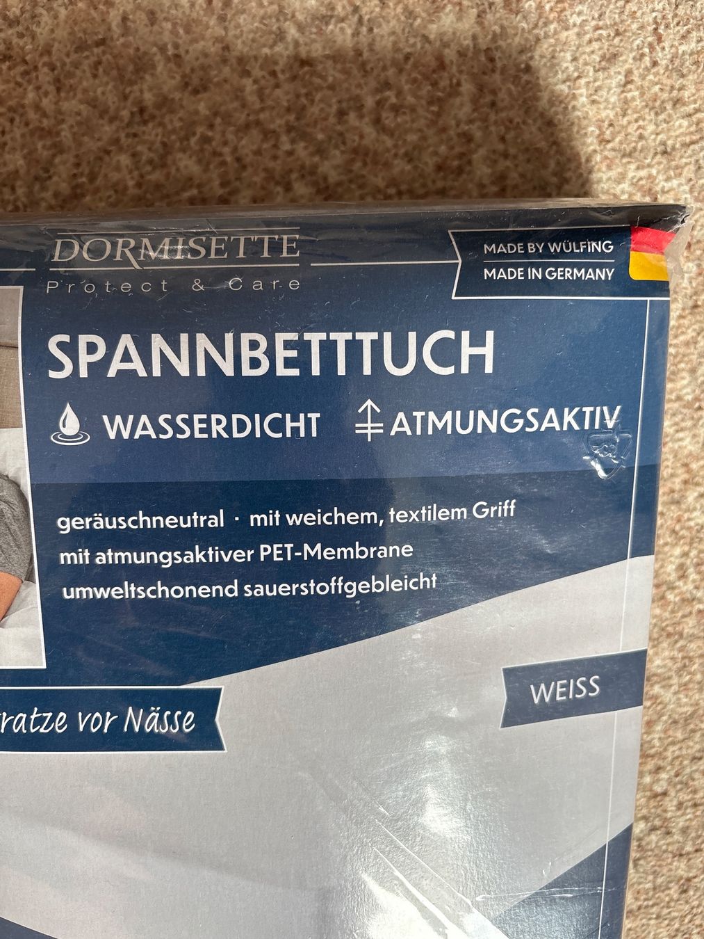 Biancheria da letto: Dormisette Fixmolton Aqua Premium Weiss – Nuovo (secondo la descrizione) da Thalwil venduto da Gheko 2