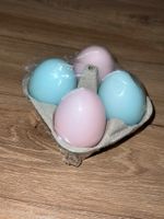 4er Pack Eierkerzen Pastellfarben, Ostern Dekoration Neu!