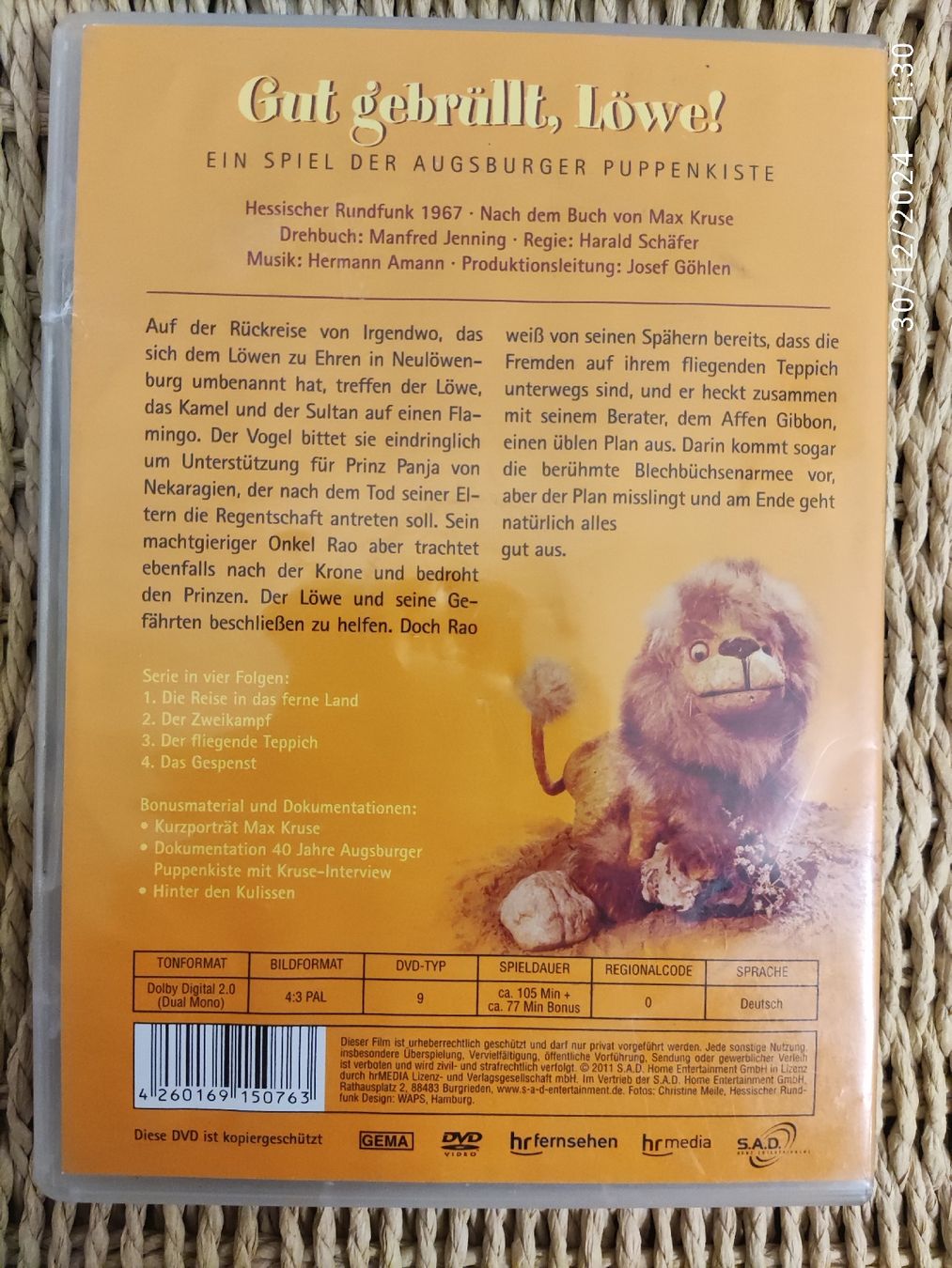 Tutti i DVDs: Gut gebrüllt, Löwe! – Usato da Basel venduto da Alacant 1