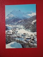 Saas-Grund Wallis Winter mit Mittaghorn Egginer Allalin