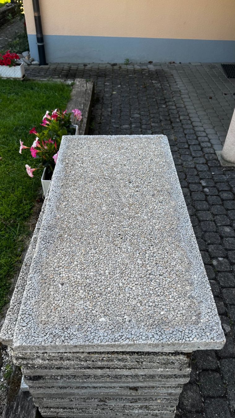 Rivestimenti per pavimenti: 18 Stk. Bodenplatten – Usato da Dotzigen venduto da Barbarito 1