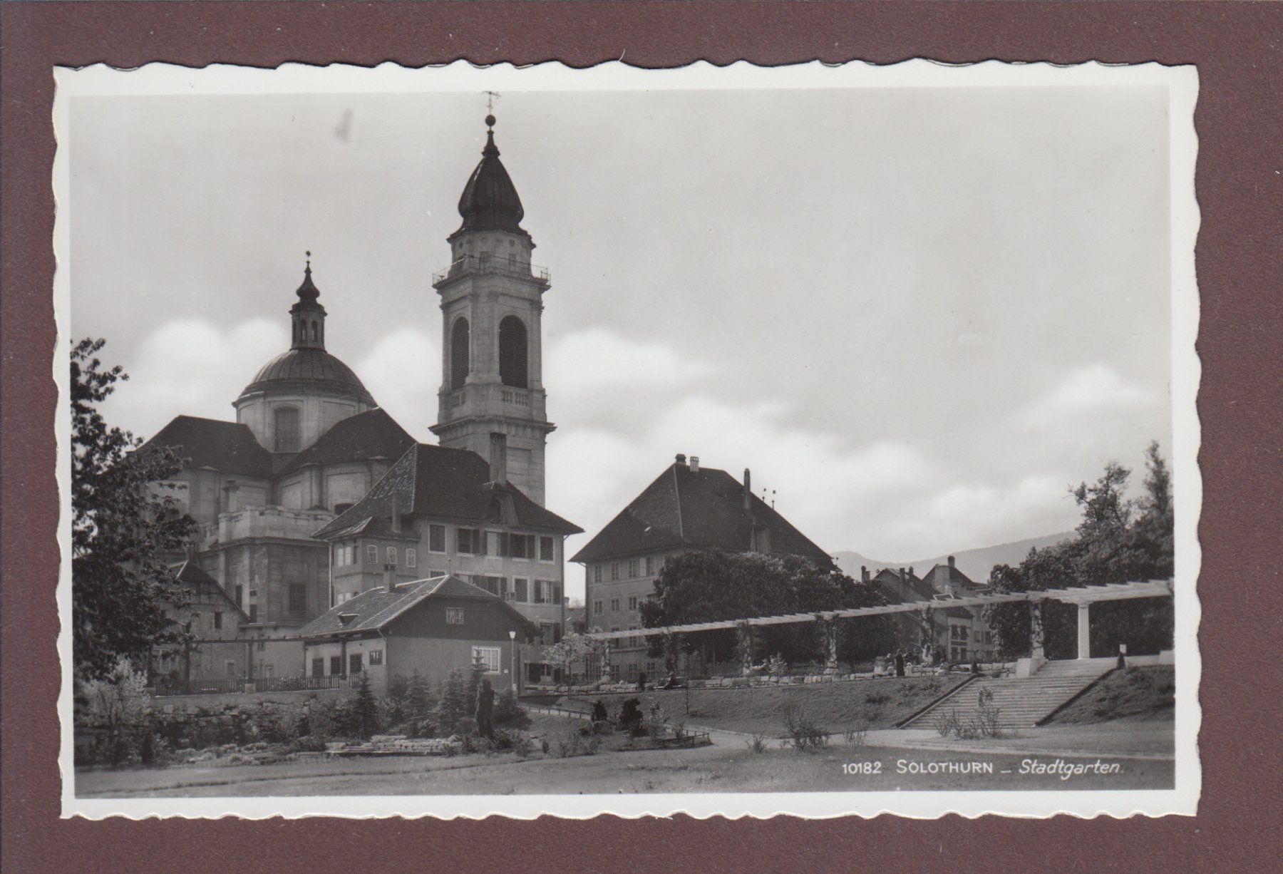 Cartoline postali: SOLOTHURN - Stadtgarten – Usato da Pully venduto da nicecards