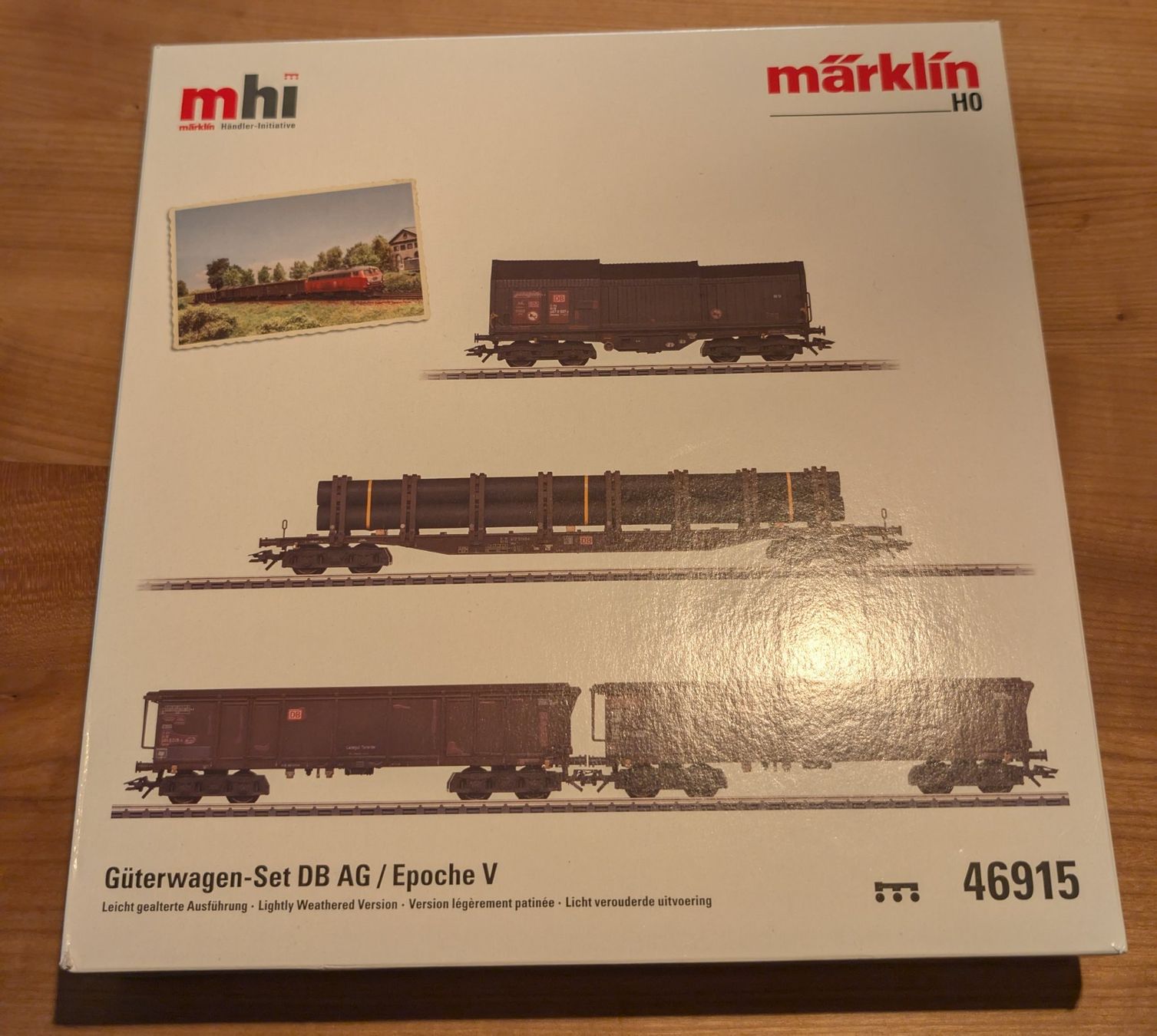 Märklin 46168 H0 Güterwagen SABA, MHI Der DB – Gedeckter Güterwagen, Maßstab 1:87, Für Modellbahn