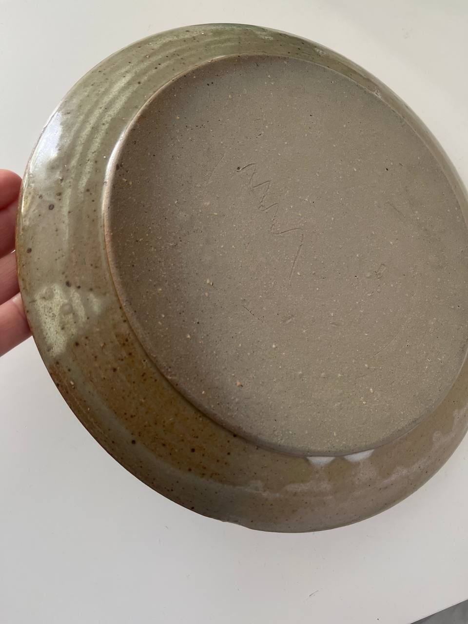 Teller: Vintage Studio-Keramik Teller, handsigniert 24 cm. 1960 – Gebraucht aus Möhlin von mik_h72m 3