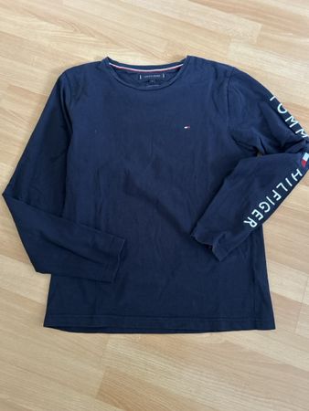 Tommy Hilfiger Langarmshirt, Grösse M, Dunkelblau Top