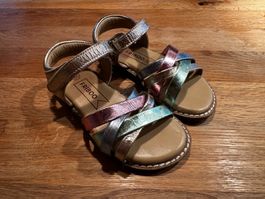 Friboo Sandalen, Grösse 25, Gold/Regenbogen, Top Zustand!