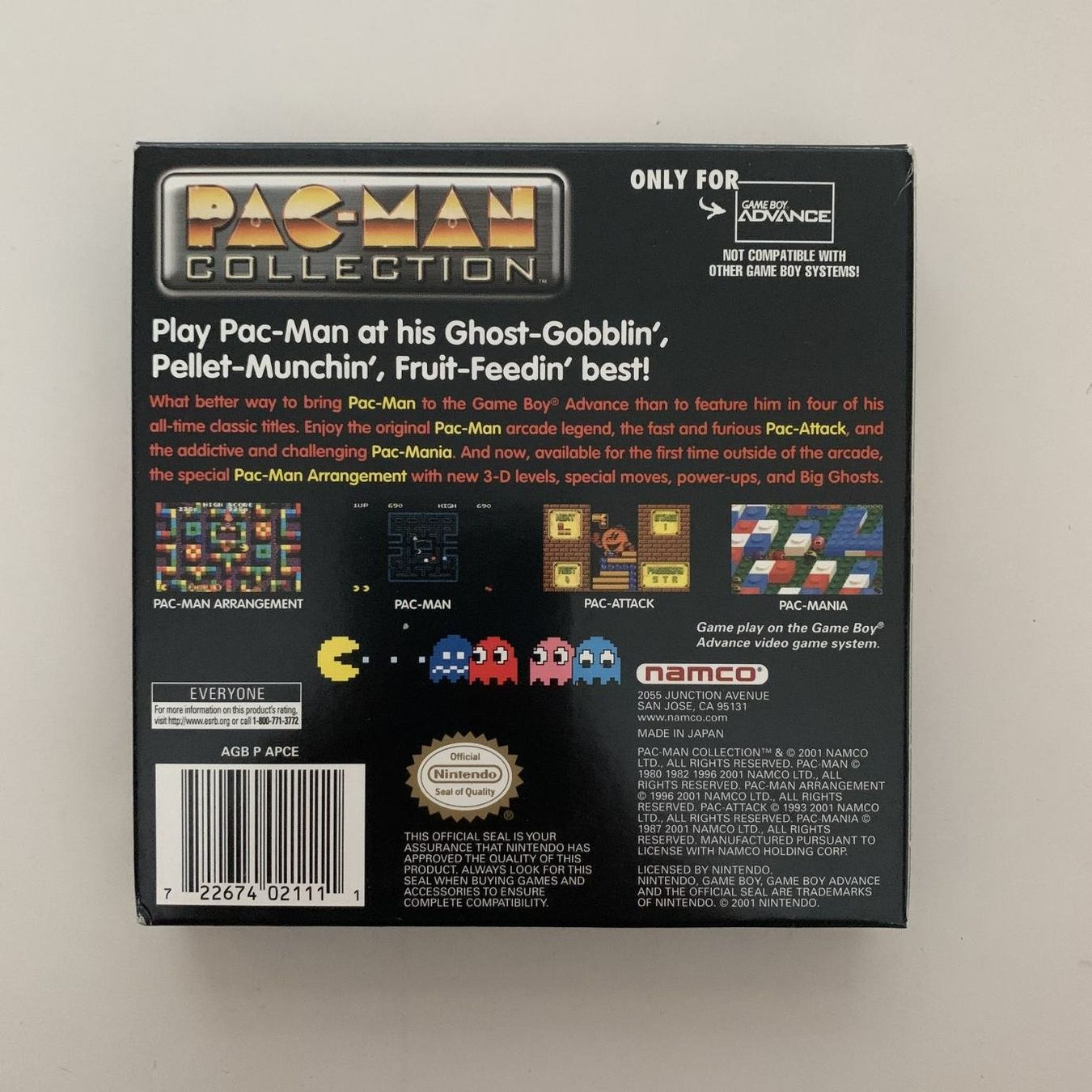 Nintendo Giochi: Pac-Man Collection - GBA - OVP – Usato da Zürich venduto da Mephisto87 1