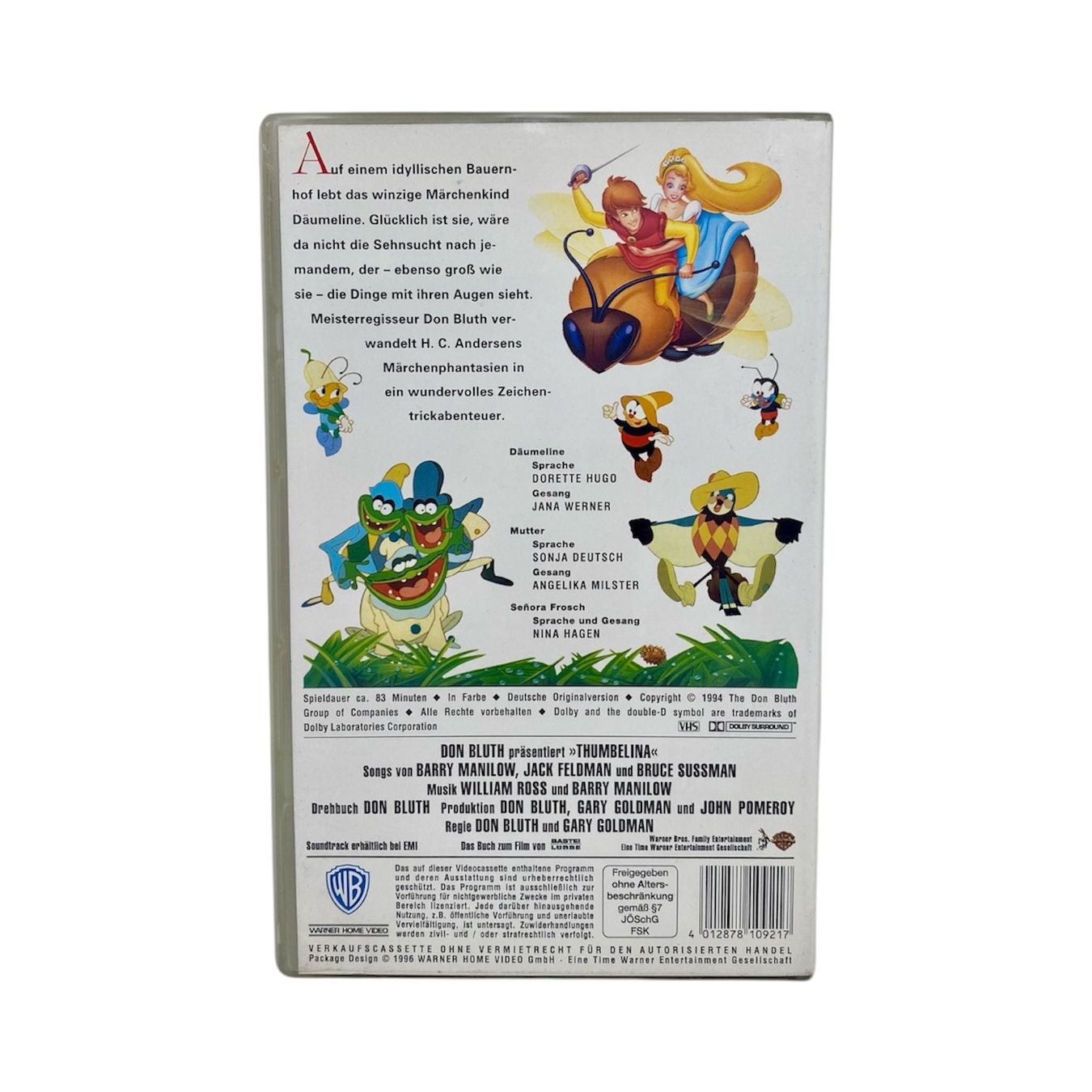 Tutti i VHS: Däumeline Warner Bros. VHS (de) – Usato da Teufenthal AG venduto da Retro-Stash-Shop 1