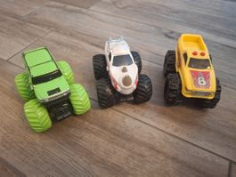 Monster Trucks Spielzeugauto Set, 3 Stück, ab 3 Jahren