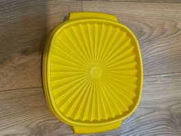 Tupperware Schüssel Gelb Sonnendeckel Vintage, 836-12