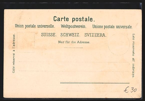 Ansichtskarten: Litho Bern, Münster, Zeitglockenturm, R – Gebraucht aus Berlin von bartko-reher 1