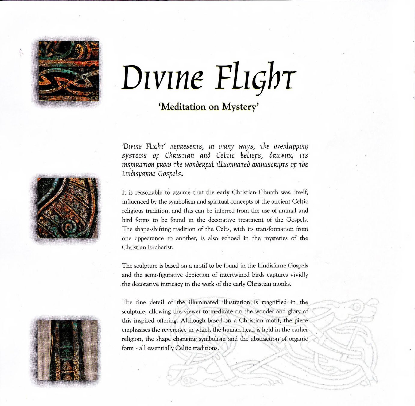 Sculture & Statue: Keltisches Symbol "Divine Fligth" v. Gill Hobson – Nuovo (secondo la descrizione) da Rotkreuz venduto da Radus24 4