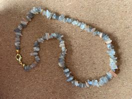 Kette Quarzsteine sommerlich (38cm)