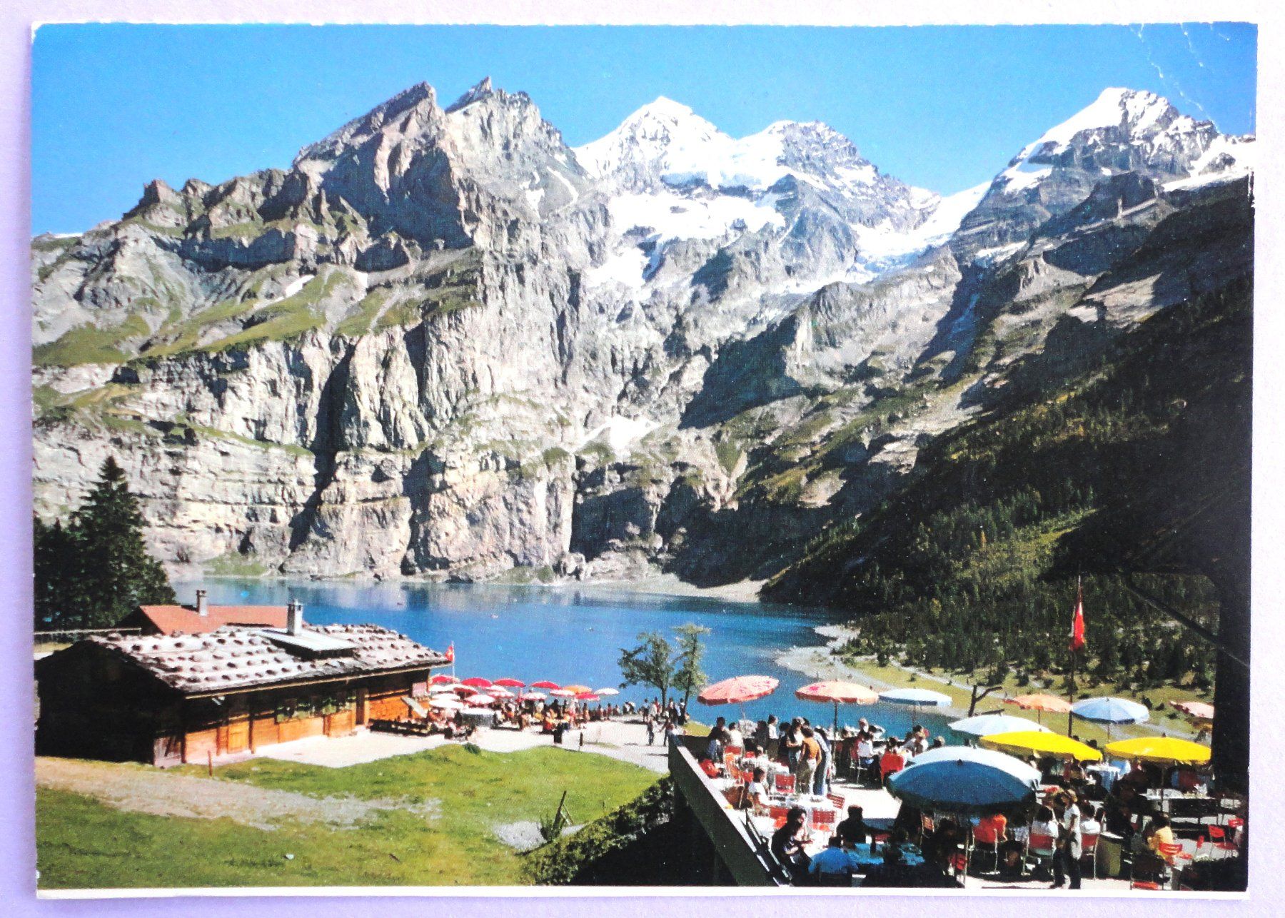 Cartoline postali: Oeschinensee ob Kandersteg – Difettoso da Fétigny venduto da Billy2miny