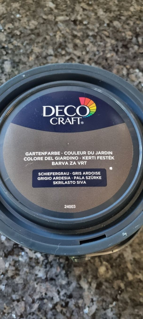 Colori: DECO CRAFT Gartenfarbe Schiefergrau Matt 2.5L – Nuovo (secondo la descrizione) da egliswil venduto da Maggy6 1