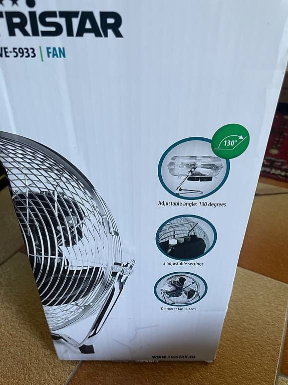 Trisa Ventilatori: Ventilatore Tristar Ve-5933 – Nuovo e nell'imballaggio originale da Brè sopra Lugano venduto da ron_c2hb 1