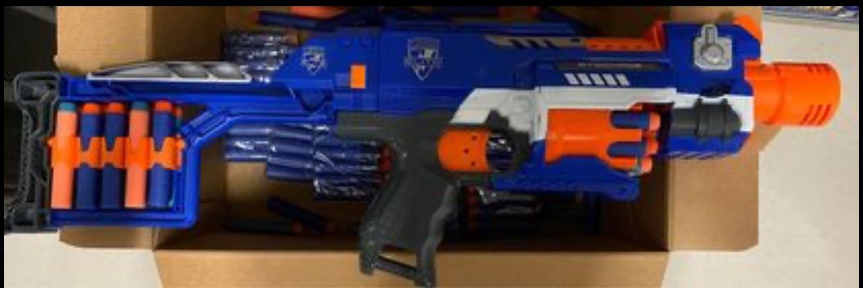 Nerf Giocattoli: Nerf Gun N Strike Elite + Munition – Usato da Nänikon venduto da Snorlaxtheplayer 1