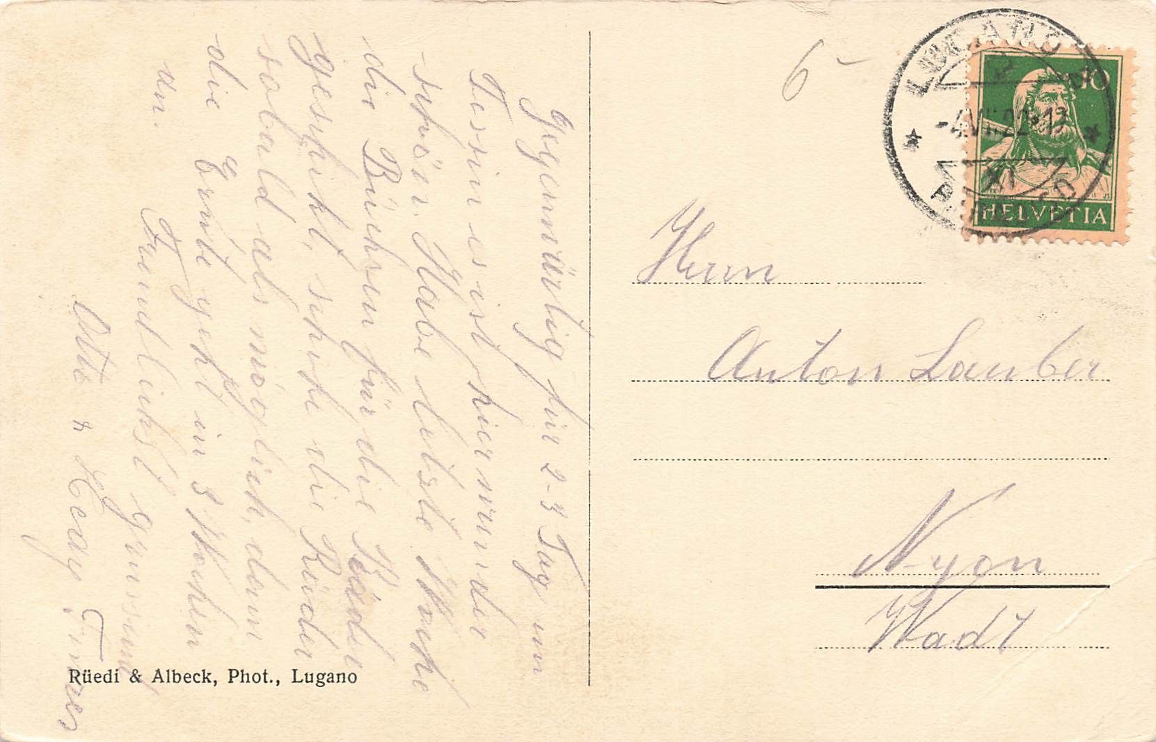 Cartoline postali: Lugano monte san salvatore – Usato da Biasca venduto da Blenio71 1