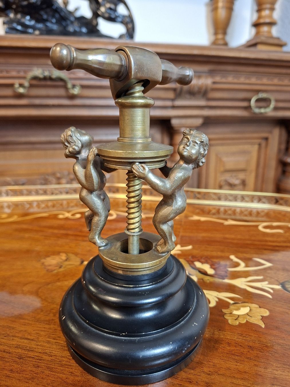 Apribottiglie & Tappi per chiusura: Korkenzieher Putten Dekor Vintage  – Usato da Steffisburg venduto da ZeitReise_ 1