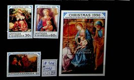 ANTIGUA & BARBUDA BLOC + TIMBRES NEUFS** 1990. 11.20€ /JU113