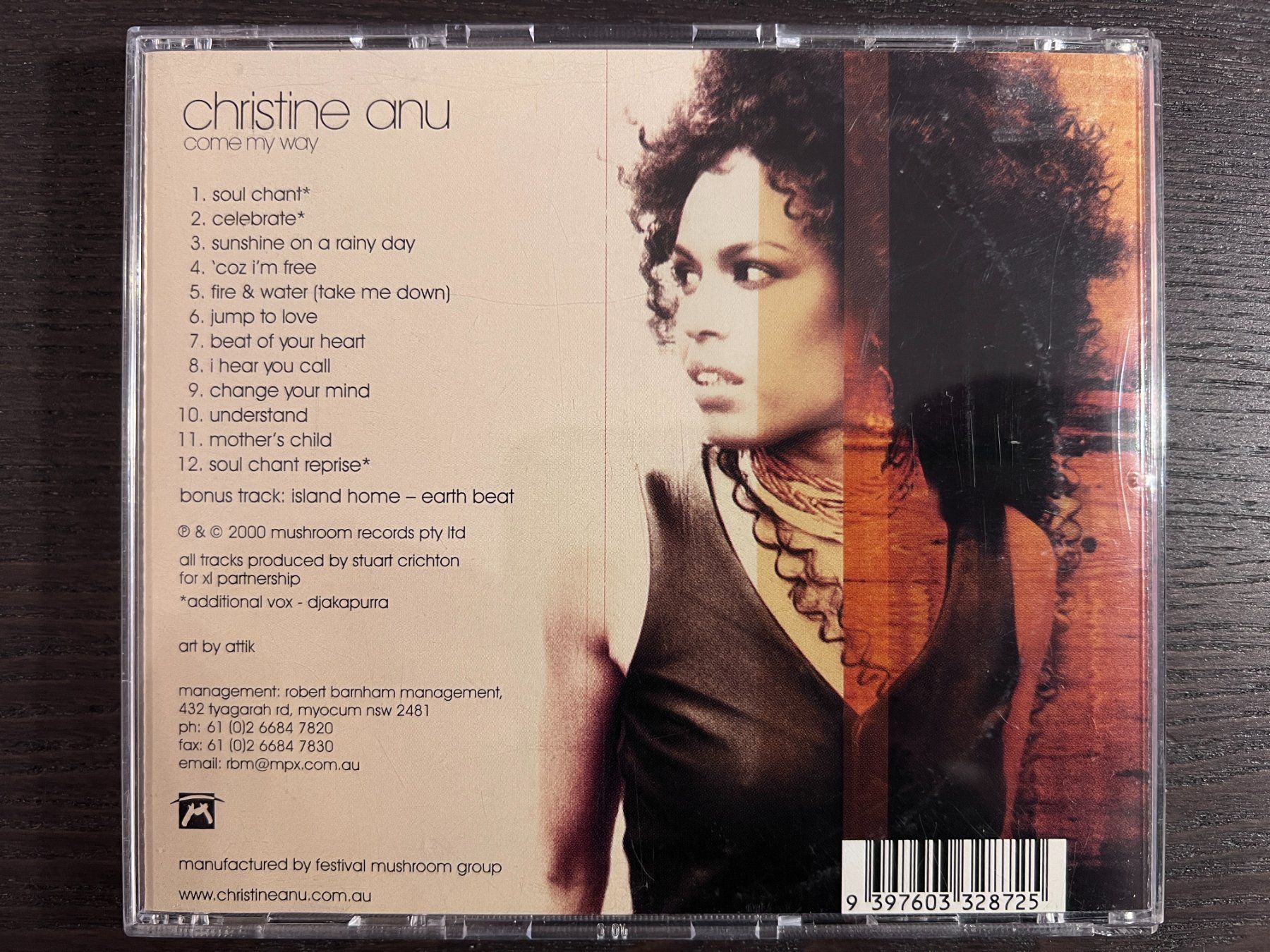 CD: Christine Anu - Come My Way – Usato da Zürich venduto da MusikFreunde 1