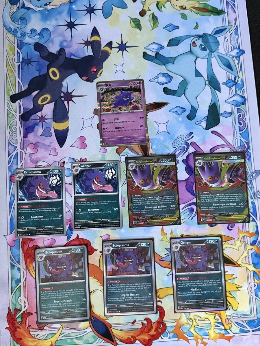 Pokémon Sammelbilder & Trading cards: Pokémon - 8x Gengar  – Neu (gemäss Beschreibung) aus Uvrier von sauma85