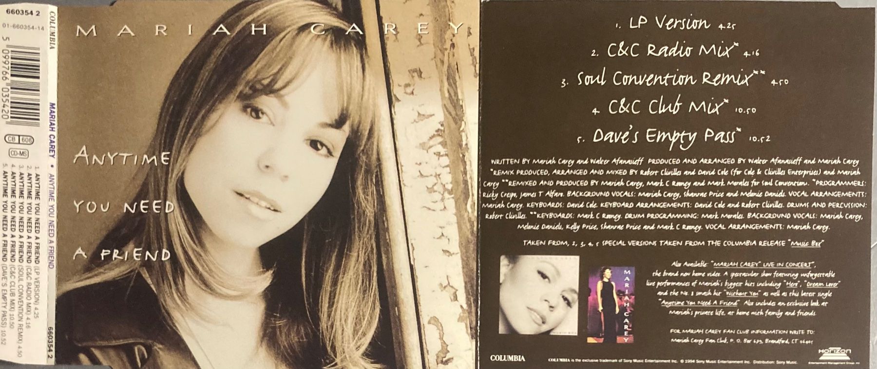 CD: MARIAH CAREY - ANYTIME – Usato da Poliez-Pittet venduto da Newtown-Records
