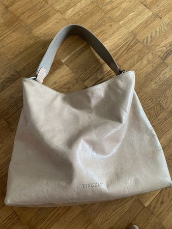 Thuskia beideseitig tasche rosa/grau