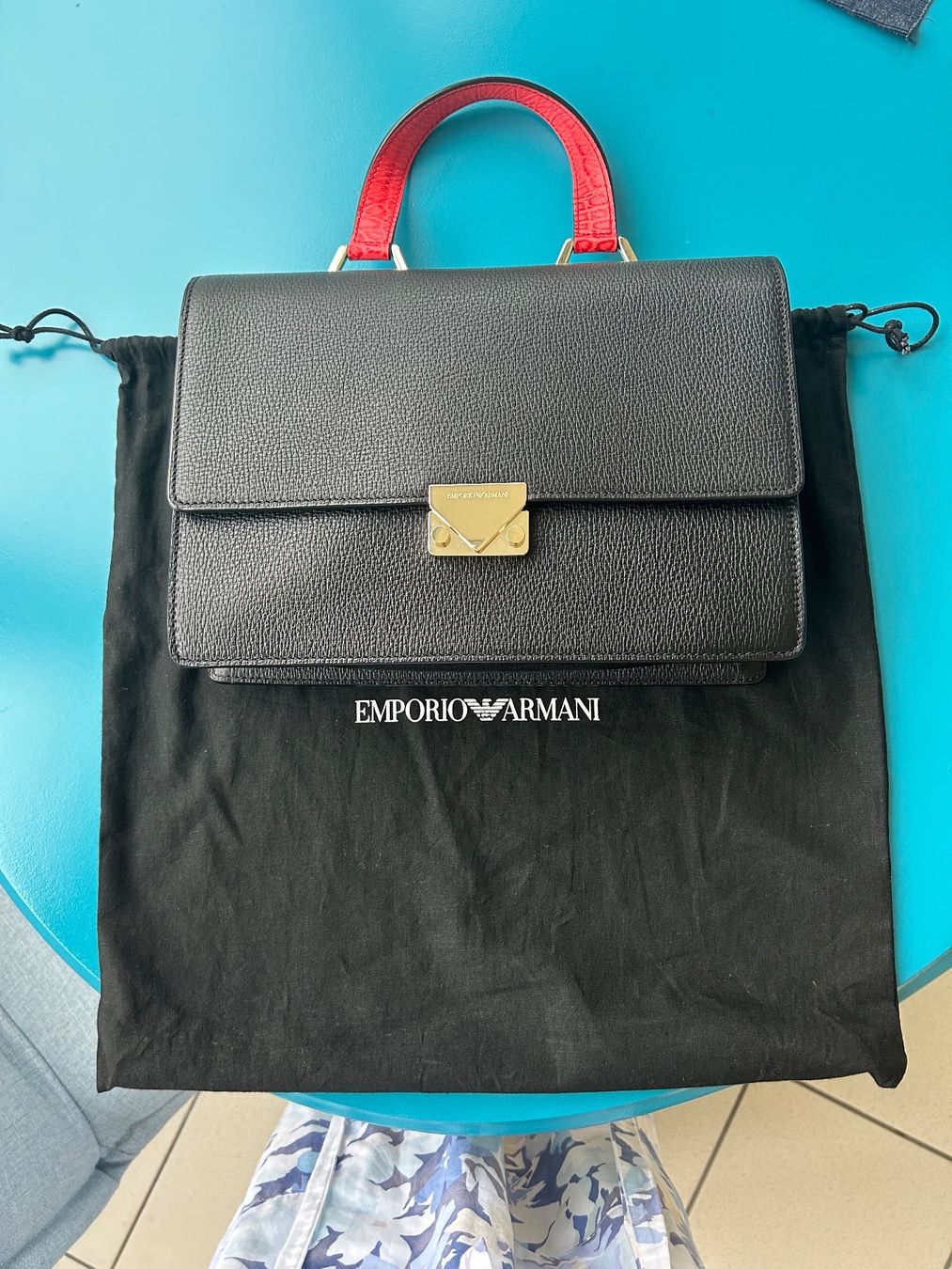 Armani Taschen für Damen: Emporio Armani leather handbag – Gebraucht aus Zürich von nat_k 1