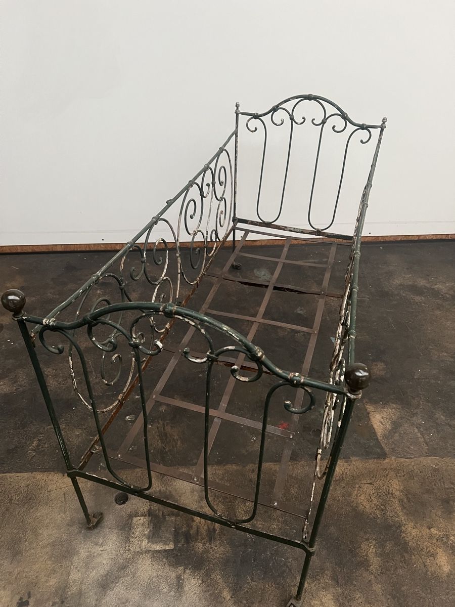 Letti: Antikes Kinder Eisenbett, Jugendstil – Usato da Wädenswil venduto da MADE58 1