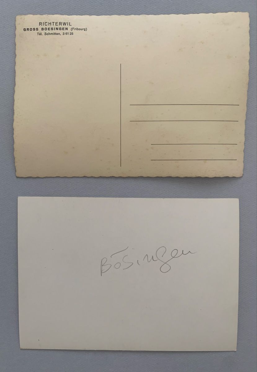 Ansichtskarten: Ansichtskarten/Photos - Richterwil & Bösingen FR – Gebraucht aus Düdingen von polytropon_5 3