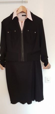NEU!  MARC CAIN 2-Teiler schwarz;Jacke und Jupes N4 38/40