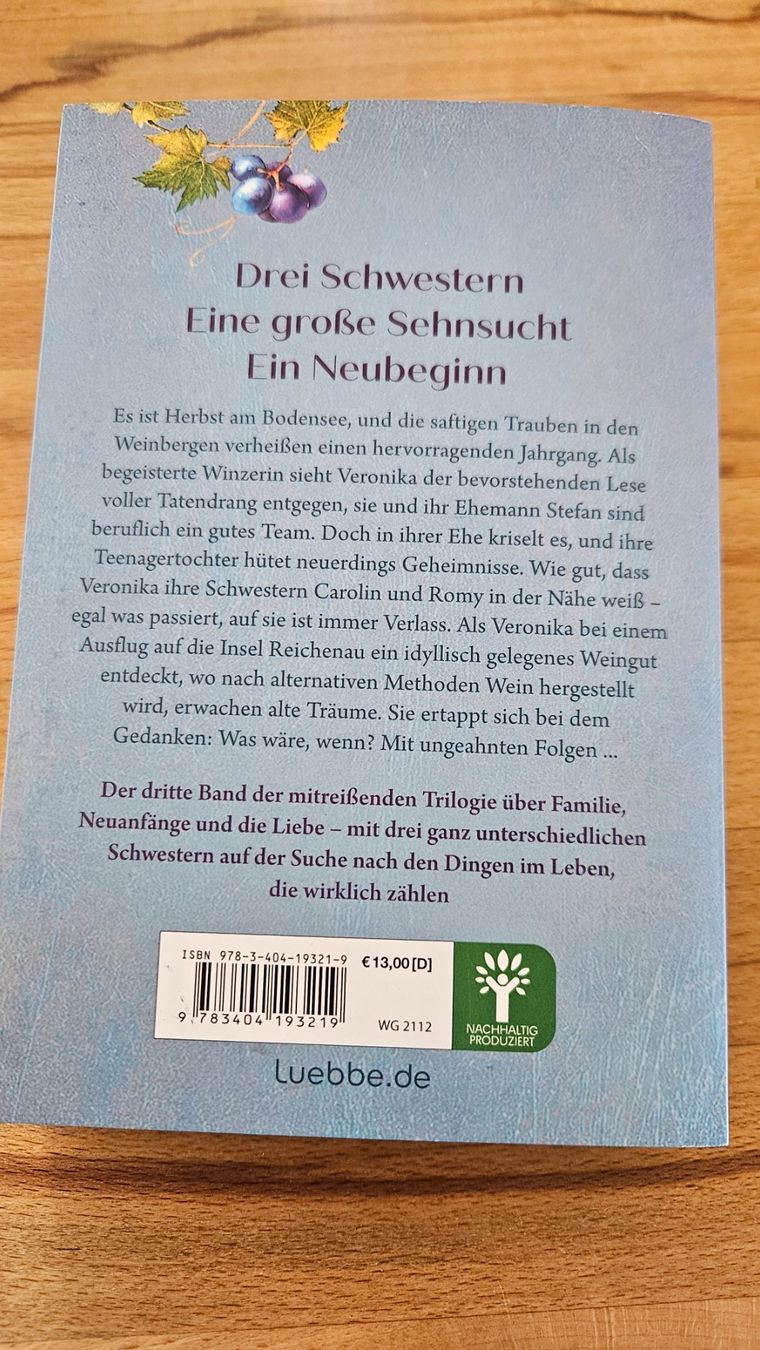 Livres: Buch "Zeit der Schwestern - Traubenfest" – Neuf (Voir description) à Root par Trinali 1