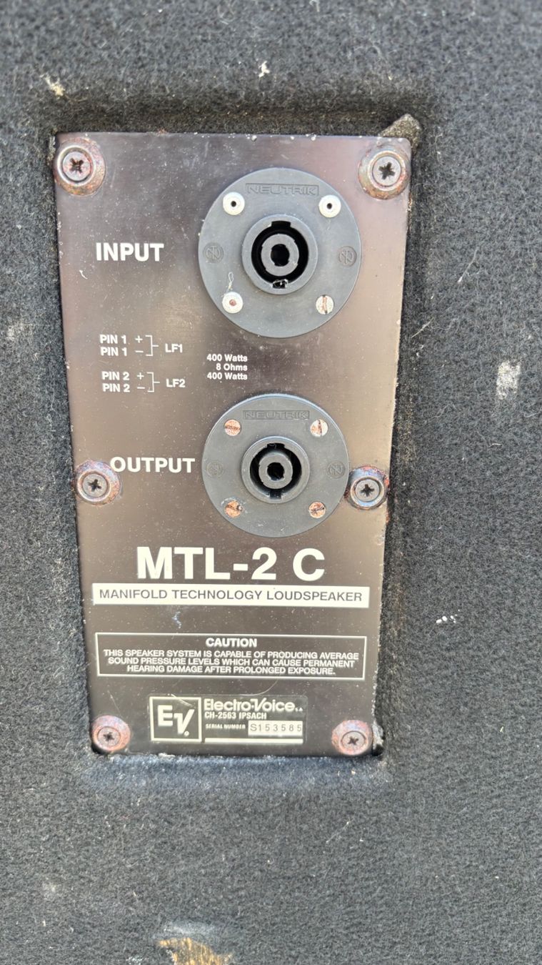 Electro-voice Casse acustiche: Electro Voice MTL-2 C, 2 Stk – Usato da Büren an der Aare venduto da Inferno74 5